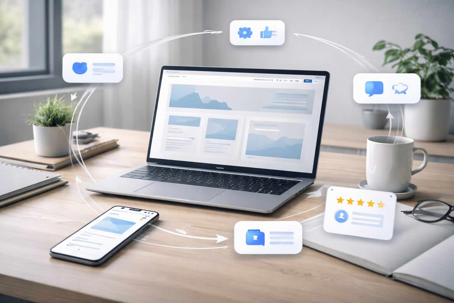 Website and system build visuals